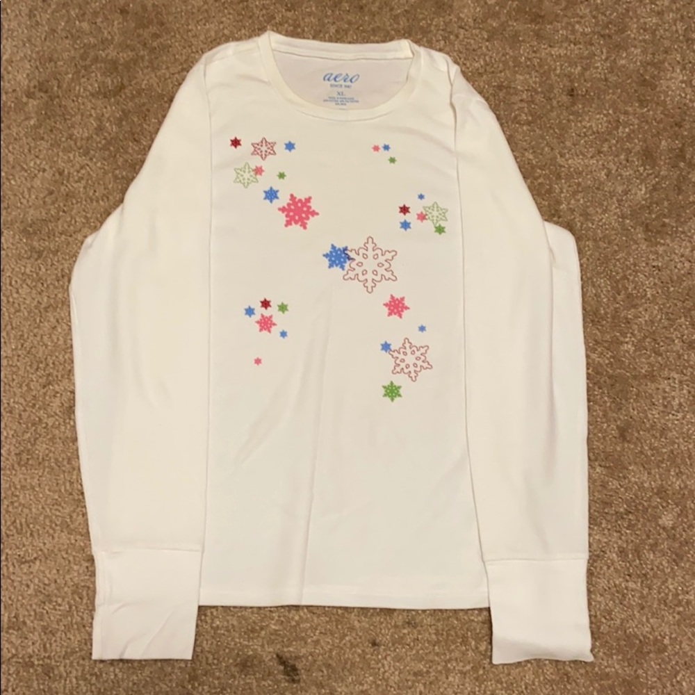 Aeropostale Henley Pajama Top Size XL Looks New